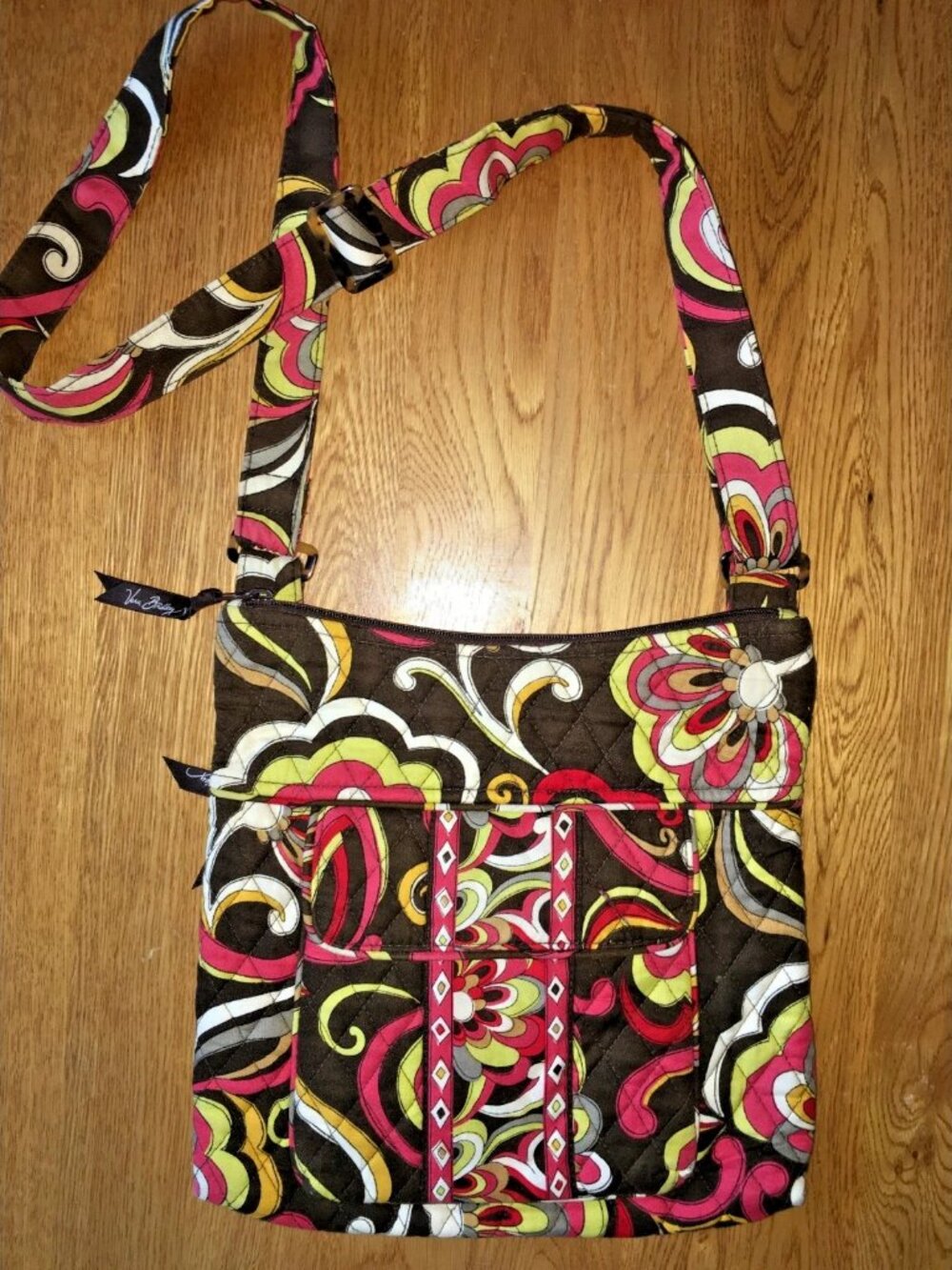 Vera Bradley Hipster Crossbody Handbag PUCCINI Pattern Retired